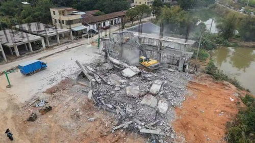 肇庆再出重拳，两栋违建楼房依法拆除